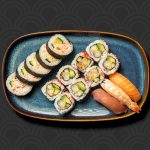 Kokumi Just Me sushi menu med udvalg af sushi hos sushi restaurant i Næstved