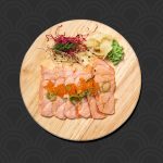 33. Sashimi laks tataki (6 stk.)
